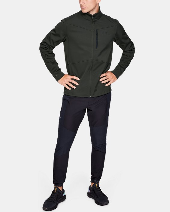 남성 UA Storm ColdGear® Infrared 쉴드 재킷 in Green image number 2
